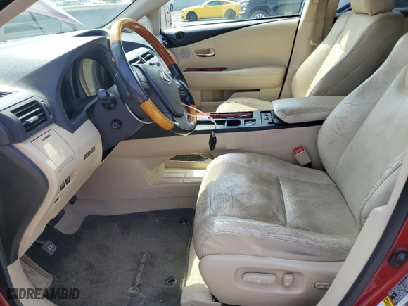 2010 Lexus RX 350 with VIN 2T2BK1BA8AC059086, listed as a Copart auction lot 50685685 with 252,588 mi miles and Salvage Title. Bid and sale history available at carsss.com. Image 7.