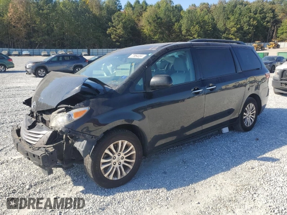 2017 Toyota Sienna XLE Auto Access Seat with VIN 5TDYZ3DC3HS829197, listed as a Copart auction lot 77864334 with 236,171 mi miles and Non Repairable. Bid and sale history available at DreamBid. Image 1.