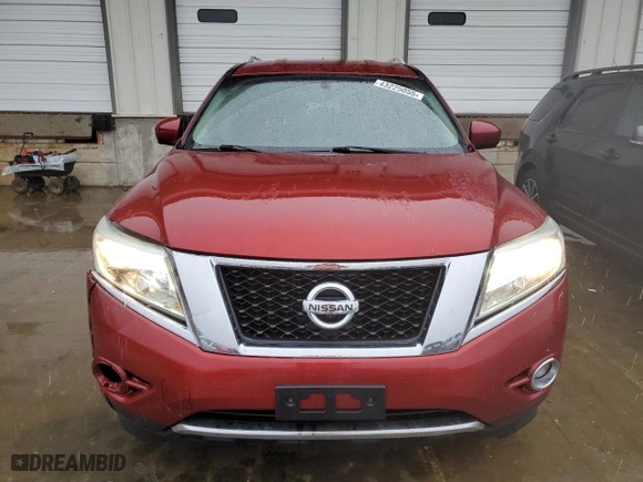 2014 Nissan Pathfinder S with VIN 5N1AR2MMXEC609651, listed as a Copart auction lot 43225055 with 201,922 mi miles and Salvage Title. Bid and sale history available at carsss.com. Image 5.