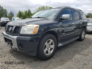 2005 Nissan Armada SE z VIN 5N1AA08BX5N723917, wystawiony jako Copart lot #57102455 z przebiegiem 191 137 mil mil oraz Czysty tytuł • Clean title. Historia ofert i sprzedaży dostępna na DreamBid. Obrazek 1.