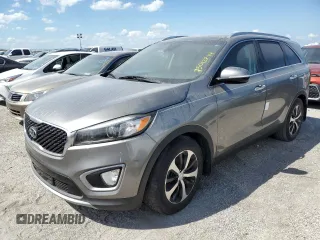 2017 Kia Sorento EX V6 with VIN 5XYPH4A56HG235968, listed as a Copart auction lot 75012714 with 0 mi miles and Salvage Title. Bid and sale history available at carsss.com. Image 1.