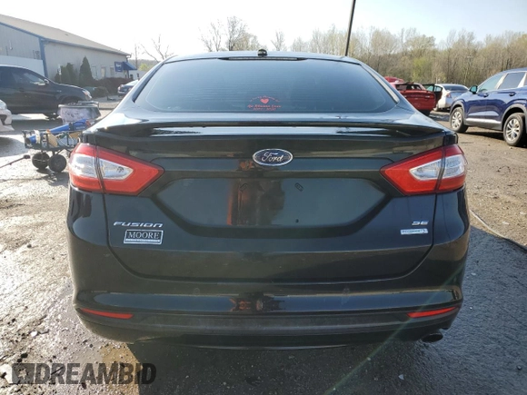 2014 Ford Fusion SE with VIN 1FA6P0HD9E5370666, listed as a Copart auction lot 52526895 with 114,964 mi miles and Salvage Title. Bid and sale history available at DreamBid. Image 6.