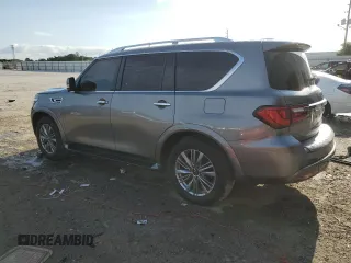 2020 Infiniti QX80 Luxe z VIN JN8AZ2NF1L9704490, wystawiony jako Copart lot #54728715 z przebiegiem 116 250 mil mil oraz Szkoda całkowita • Salvage title. Historia ofert i sprzedaży dostępna na DreamBid. Obrazek 2.