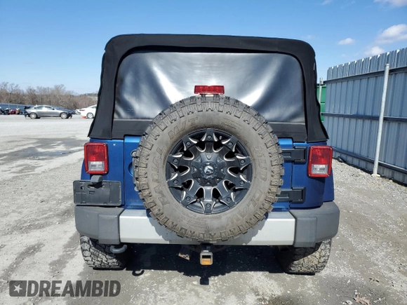 2010 Jeep Wrangler Unlimited Sahara with VIN 1J4HA5H11AL143608, listed as a Copart auction lot 46091715 with 480,747 mi miles and Salvage Title. Bid and sale history available at carsss.com. Image 6.