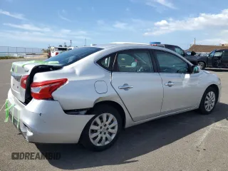 2017 Nissan Sentra SV with VIN 3N1AB7AP3HL719957, listed as a Copart auction lot 44334935 with 72,485 mi miles and Salvage Title. Bid and sale history available at carsss.com. Image 3.
