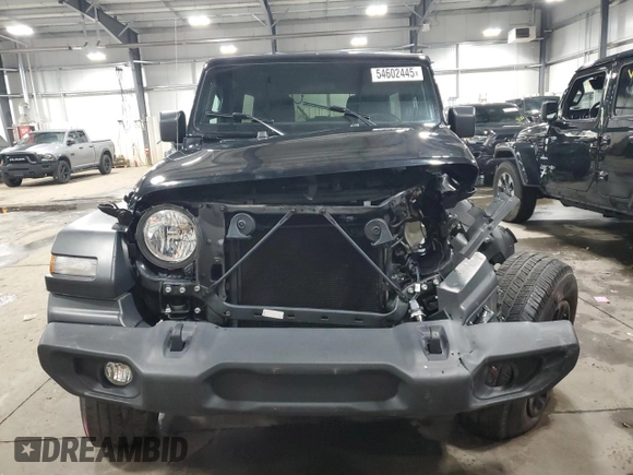 2020 Jeep Wrangler Unlimited Sport Altitude with VIN 1C4HJXDG1LW190876, listed as a Copart auction lot 54602445 with 75,875 mi miles and Salvage title. Bid and sale history available at DreamBid. Image 5.