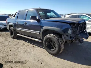 2005 Chevrolet Avalanche Z71 with VIN 3GNEK12Z75G211286, listed as a Copart auction lot 76143034 with 433,502 mi miles and Salvage Title. Bid and sale history available at DreamBid. Image 4.