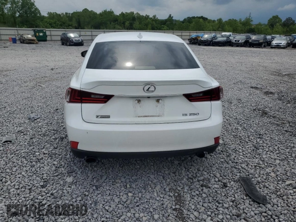 2015 Lexus IS 250 z VIN JTHBF1D21F5077656, wystawiony jako Copart lot #54381545 z przebiegiem 83 071 mil mil oraz Szkoda całkowita • Salvage title. Historia ofert i sprzedaży dostępna na DreamBid. Obrazek 6.