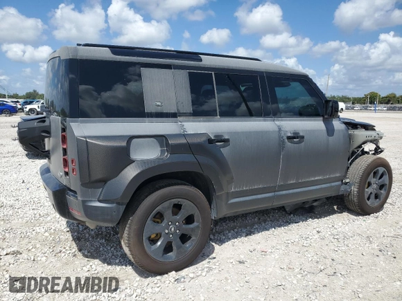 2023 Land Rover Defender S with VIN SALEJ7EX4P2241794, listed as a Copart auction lot 49135075 with 12,641 mi miles and Salvage title. Bid and sale history available at DreamBid. Image 3.