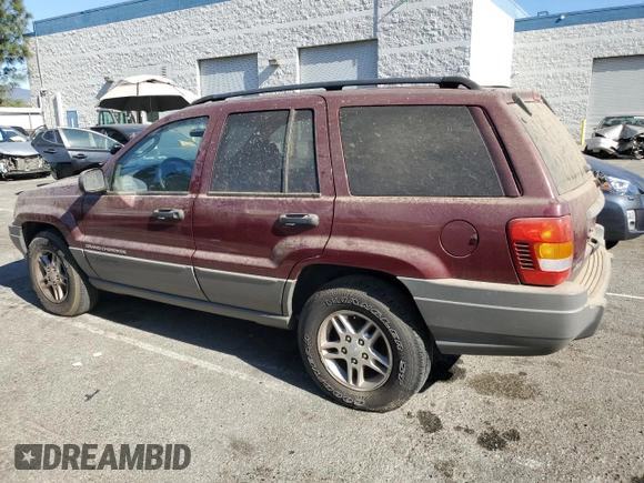 2002 Jeep Grand Cherokee Laredo with VIN 1J4GX48S52C265385, listed as a Copart auction lot 88823385 with 225,106 mi miles and Clean title. Bid and sale history available at DreamBid. Image 2.