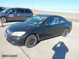 2004 Honda Civic VP with VIN 1HGEM22154L048837, listed as a IAAI auction lot 41734394 with 1 mi miles. Bid and sale history available at carsss.com. Image 2.