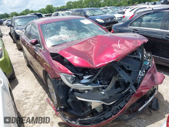 2015 Chrysler 200 Limited with VIN 1C3CCCAB4FN706412, listed as a IAAI auction lot 41760262 with 72,282 mi miles and . Bid and sale history available at DreamBid. Image 1.