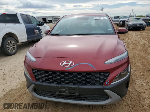 2023 Hyundai Kona SE with VIN KM8K22AB7PU025782, listed as a Copart auction lot 51223745 with 46,854 mi miles and Salvage Title. Bid and sale history available at carsss.com. Image 5.