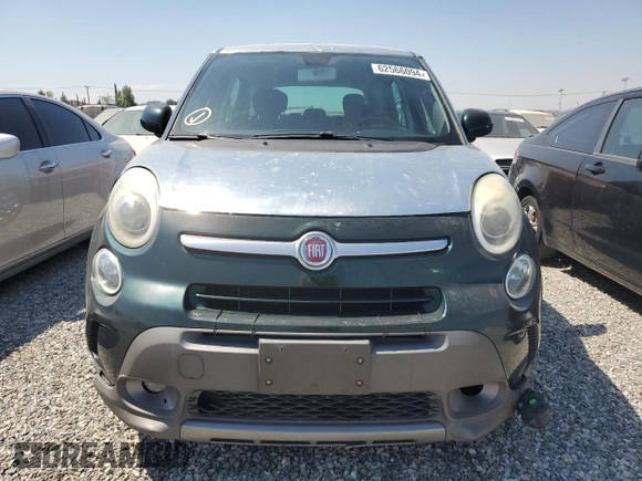 2014 FIAT 500L Trekking with VIN ZFBCFADH4EZ010196, listed as a Copart auction lot 62566094 with 128,519 mi miles and Salvage Title. Bid and sale history available at carsss.com. Image 5.