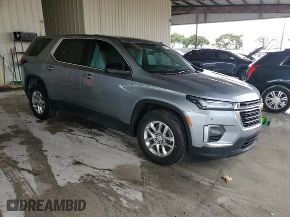 2023 Chevrolet Traverse LS with VIN 1GNERFKW8PJ210227, listed as a Copart auction lot 73453854 with 41,546 mi miles and Salvage Title. Bid and sale history available at carsss.com. Image 4.