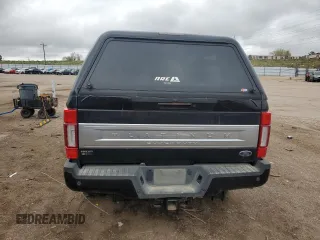 2020 Ford F-250 XL with VIN 1FT8W2BT7LEE77472, listed as a Copart auction lot 55631295 with 82,010 mi miles and Salvage title. Bid and sale history available at DreamBid. Image 6.