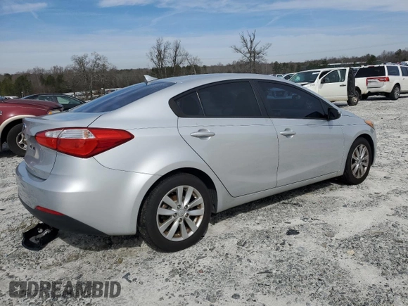 2016 Kia Forte LX with VIN KNAFX4A68G5443393, listed as a Copart auction lot 45372975 with 118,056 mi miles and Salvage Title. Bid and sale history available at carsss.com. Image 3.