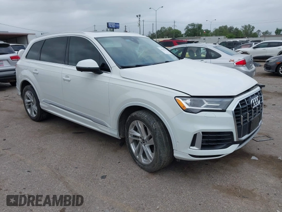2021 Audi Q7 Premium Plus with VIN WA1LXAF71MD013285, listed as a IAAI auction lot 41962332 with 81,746 mi miles and . Bid and sale history available at DreamBid. Image 1.
