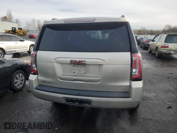 2017 GMC Yukon SLT with VIN 1GKS2BKC5HR192680, listed as a Copart auction lot 86393784 with 45,852 mi miles and Salvage Title. Bid and sale history available at DreamBid. Image 6.