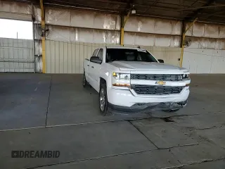 2018 Chevrolet Silverado 1500 Custom with VIN 3GCPCPEH4JG383662, listed as a Copart auction lot 79775984 with 147,850 mi miles and Salvage Title. Bid and sale history available at DreamBid. Image 10.