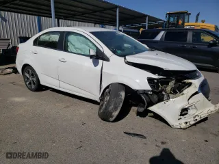 2017 Chevrolet Sonic Premier with VIN 1G1JF5SBXH4130914, listed as a Copart auction lot 53718615 with 88,519 mi miles and Salvage Title. Bid and sale history available at carsss.com. Image 4.