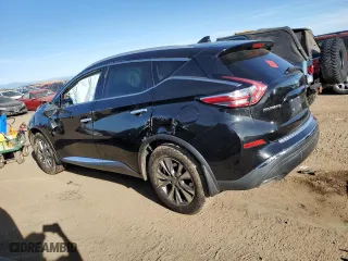 2017 Nissan Murano SL with VIN 5N1AZ2MH8HN124713, listed as a Copart auction lot 72753144 with 109,164 mi miles and Salvage Title. Bid and sale history available at carsss.com. Image 2.