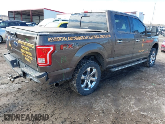 2015 Ford F-150 XLT with VIN 1FTEW1EG8FKE04306, listed as a IAAI auction lot 41864522 with 133,373 mi miles. Bid and sale history available at carsss.com. Image 4.
