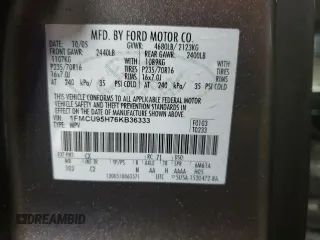 2006 Ford Escape Hybrid with VIN 1FMCU95H76KB36333, listed as a Copart auction lot 55693945 with 147,470 mi miles and Non repairable. Bid and sale history available at DreamBid. Image 13.