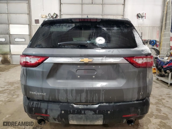 2019 Chevrolet Traverse LT Cloth with VIN 1GNERGKW5KJ281349, listed as a Copart auction lot 47272925 with 104,511 mi miles and Salvage Title. Bid and sale history available at carsss.com. Image 6.