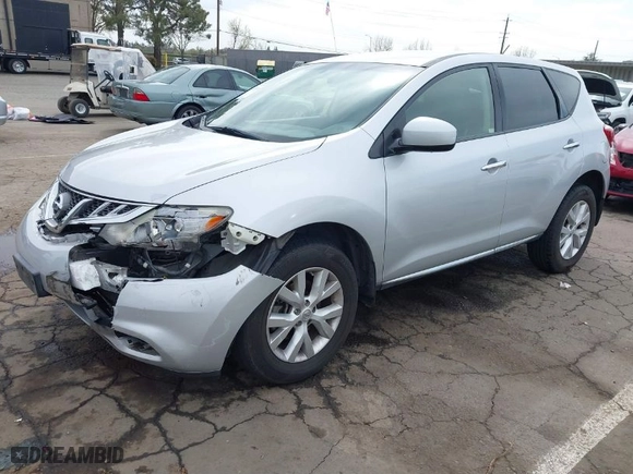2013 Nissan Murano SL with VIN JN8AZ1MW1DW315816, listed as a IAAI auction lot 41818866 with 94,701 mi miles. Bid and sale history available at carsss.com. Image 2.