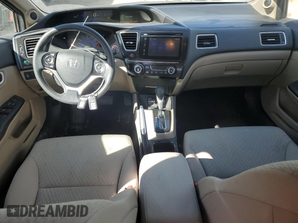 2015 Honda Civic EX with VIN 2HGFB2F80FH526907, listed as a Copart auction lot 46945025 with 78,764 mi miles and Salvage Title. Bid and sale history available at DreamBid. Image 8.