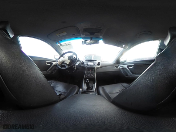 2014 Hyundai Elantra SE with VIN KMHDH4AE8EU170548, listed as a IAAI auction lot 41789097 with 196,055 mi miles. Bid and sale history available at carsss.com. Image 18.