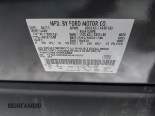 2016 Ford Explorer XLT with VIN 1FM5K8D89GGA24292, listed as a IAAI auction lot 41552960 with 137,027 mi miles and . Bid and sale history available at DreamBid. Image 9.