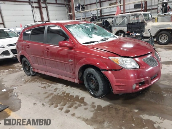 2007 Pontiac Vibe with VIN 5Y2SL65887Z439292, listed as a IAAI auction lot 41610824 with 102,379 mi miles. Bid and sale history available at carsss.com. Image 1.