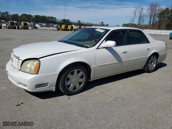 2005 Cadillac DeVille DTS with VIN 1G6KF57915U233705, listed as a Copart auction lot 45352675 with 96,663 mi miles and Salvage Title. Bid and sale history available at carsss.com. Image 1.