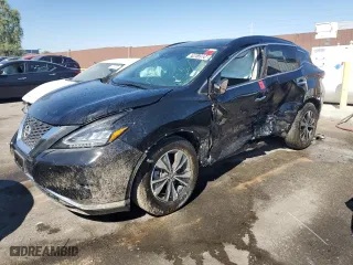 2024 Nissan Murano SV with VIN 5N1AZ2BJ6RC125958, listed as a Copart auction lot 74512024 with 0 mi miles and Salvage Title. Bid and sale history available at carsss.com. Image 1.