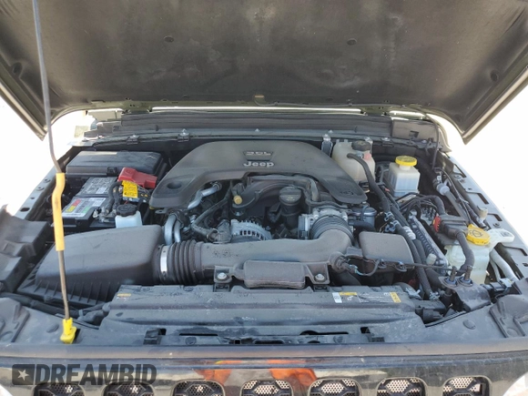 2021 Jeep Gladiator Willys with VIN 1C6HJTAG7ML582820, listed as a Copart auction lot 52418205 with 33,524 mi miles and Salvage Title. Bid and sale history available at carsss.com. Image 11.
