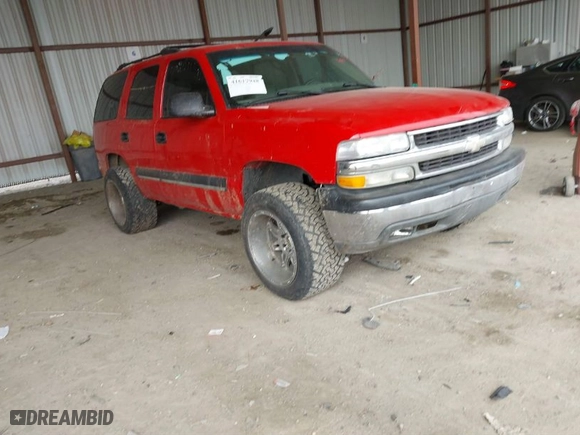 2002 Chevrolet Tahoe LT with VIN 1GNEC13Z52R148406, listed as a IAAI auction lot 41617948 with 190,502 mi miles. Bid and sale history available at carsss.com. Image 1.