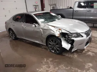2015 Lexus GS 350 with VIN JTHCE1BL4FA003397, listed as a IAAI auction lot 41553295 with 159,209 mi miles. Bid and sale history available at carsss.com. Image 1.