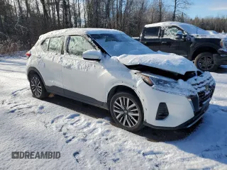 2021 Nissan Kicks SV with VIN 3N1CP5CVXML501261, listed as a Copart auction lot 82891754 with Not Provided miles and Salvage Title. Bid and sale history available at carsss.com. Image 4.