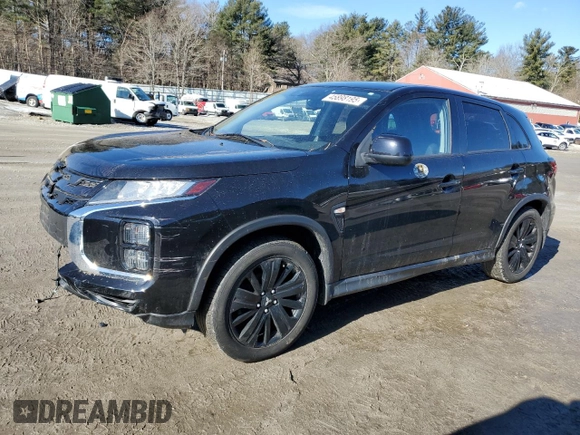 2021 Mitsubishi Outlander Sport ES with VIN JA4ARUAU6MU006803, listed as a Copart auction lot 45898195 with 66,163 mi miles and Salvage Title. Bid and sale history available at carsss.com. Image 1.
