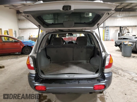 2004 Hyundai Santa Fe GLS with VIN KM8SC73E34U722993, listed as a Copart auction lot 84396464 with 163,076 mi miles and Salvage Title. Bid and sale history available at carsss.com. Image 6.