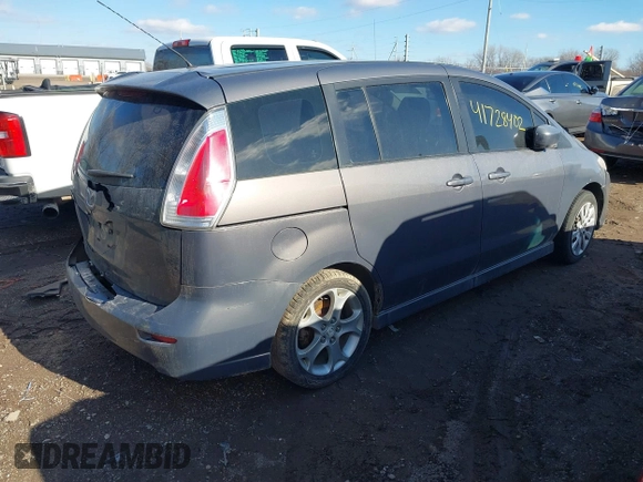2010 Mazda 5 Sport z VIN JM1CR2W39A0379291, wystawiony jako IAAI lot #41728402 z przebiegiem 159 804 mil mil oraz . Historia ofert i sprzedaży dostępna na DreamBid. Obrazek 4.