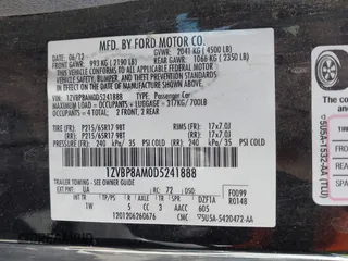 2013 Ford Mustang V6 with VIN 1ZVBP8AM0D5241888, listed as a IAAI auction lot 42110605 with 197,477 mi miles. Bid and sale history available at carsss.com. Image 9.