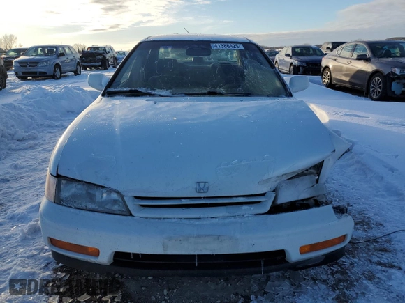 1995 Honda Accord LX with VIN 1HGCD5633SA075239, listed as a Copart auction lot 41386425 with 244,611 mi miles and Salvage Title. Bid and sale history available at carsss.com. Image 5.