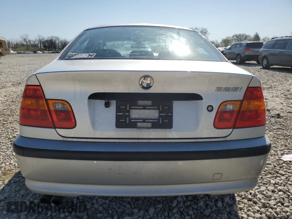 2003 BMW 3 Series 325i with VIN WBAEV334X3KL82616, listed as a Copart auction lot 52859245 with 0 mi miles and Salvage Title. Bid and sale history available at carsss.com. Image 6.