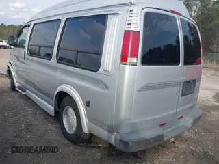 1996 Chevrolet Express Cargo Van w/YF7 with VIN 1GBFG15RXT1019130, listed as a IAAI auction lot 41674417 with 1 mi miles. Bid and sale history available at carsss.com. Image 3.