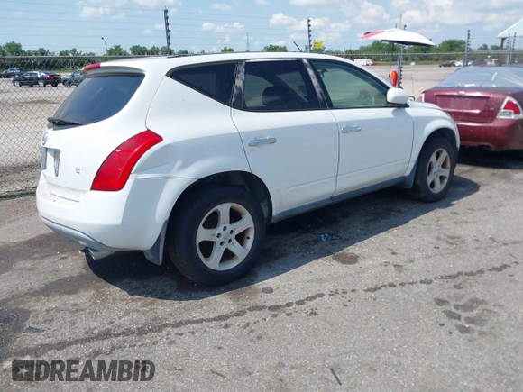 2005 Nissan Murano SL z VIN JN8AZ08TX5W316314, wystawiony jako IAAI lot #42386522 z przebiegiem 151 704 mil mil oraz . Historia ofert i sprzedaży dostępna na DreamBid. Obrazek 4.