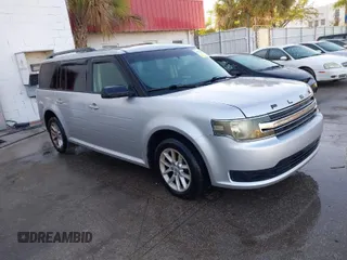 2014 Ford Flex SE with VIN 2FMGK5B89EBD27507, listed as a IAAI auction lot 41772422 with 156,614 mi miles. Bid and sale history available at carsss.com. Image 1.