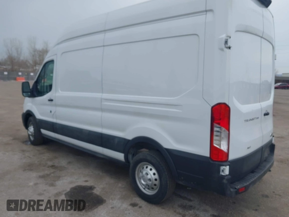 2023 Ford Transit Cargo with VIN 1FTBR2X87PKA51211, listed as a IAAI auction lot 41631315 with 42,688 mi miles and . Bid and sale history available at DreamBid. Image 3.
